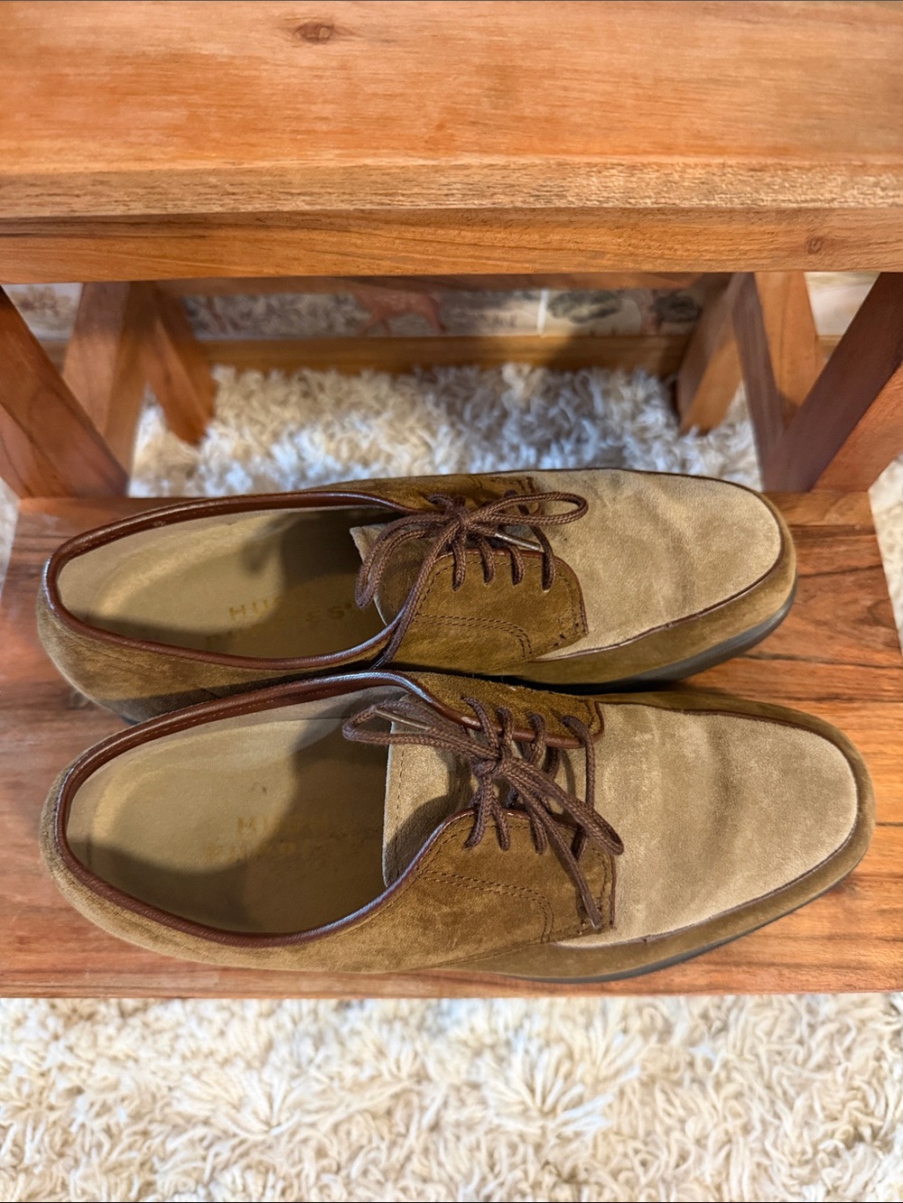 Hush Puppies Brown Suede lace up - Picture 4 of 10